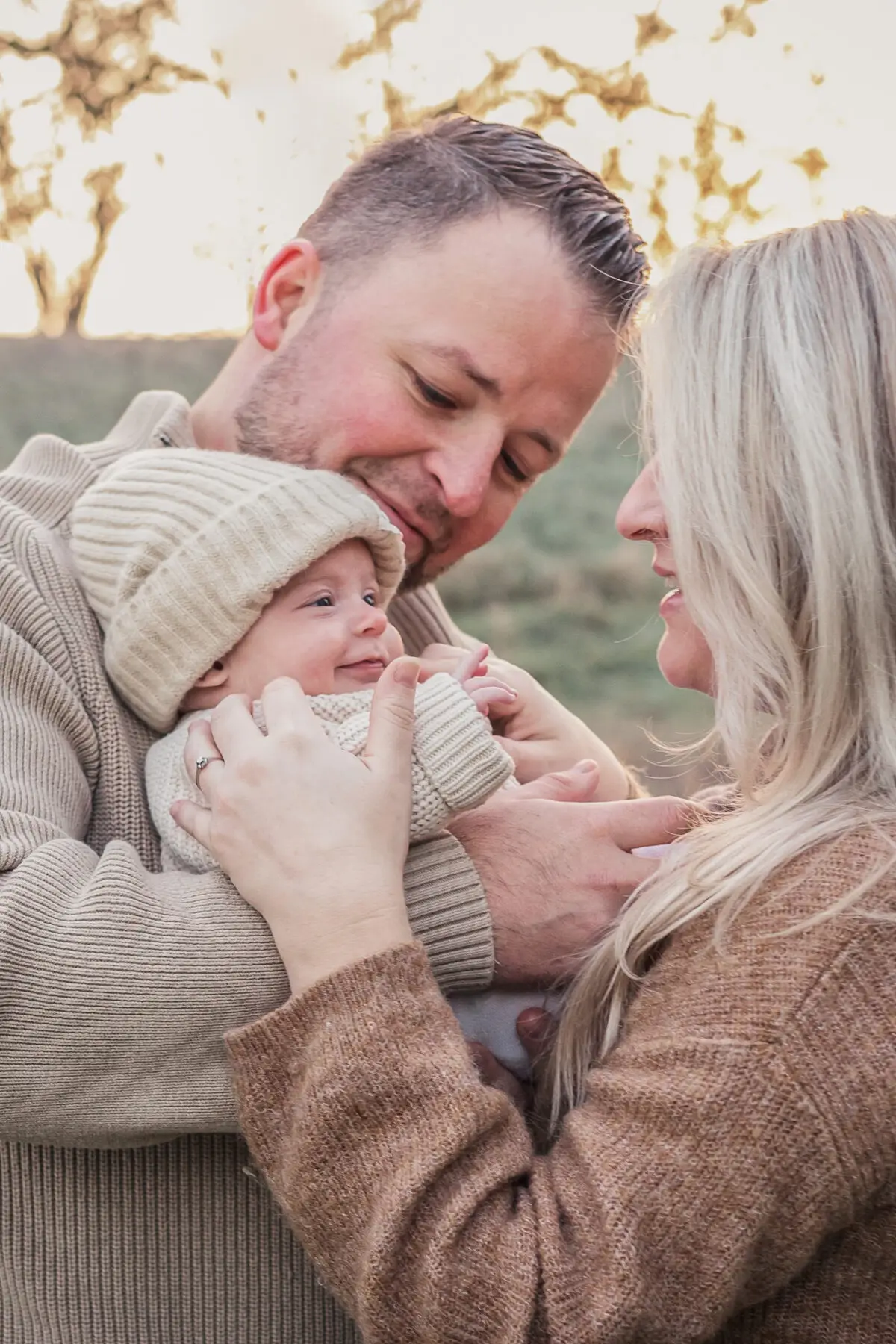 newborn fotoshoot buiten