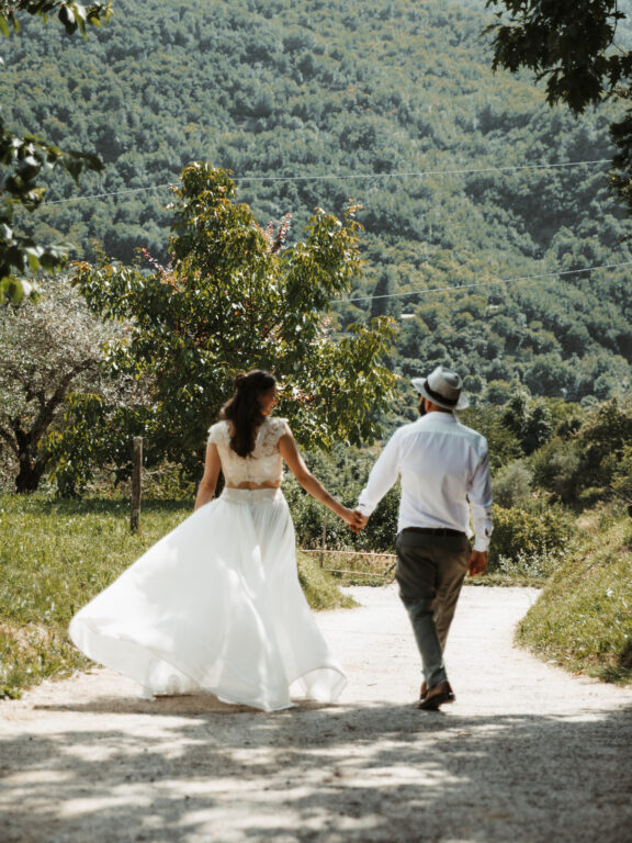 Klein trouwen in mooi Italie