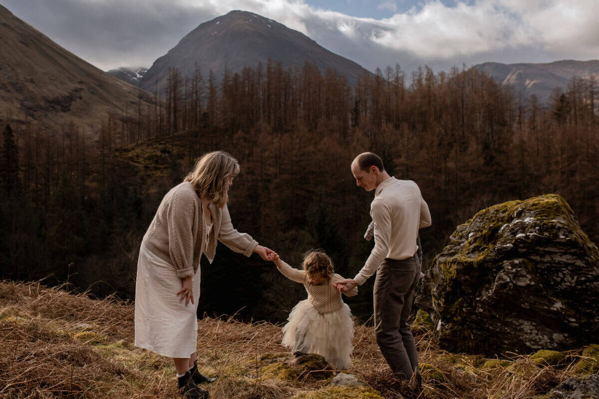 Fotoshoot in Schotland