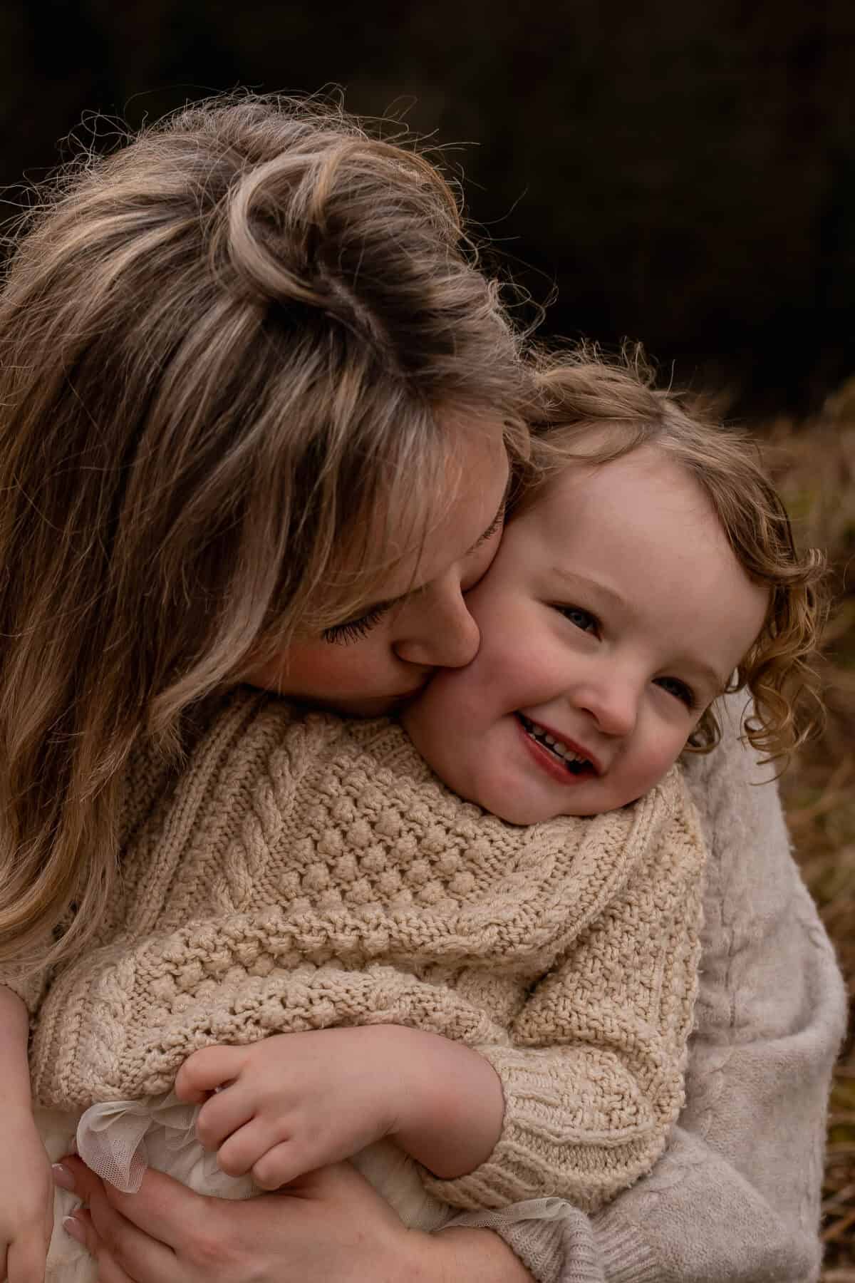 Fotoshoot in Schotland met de kinderen